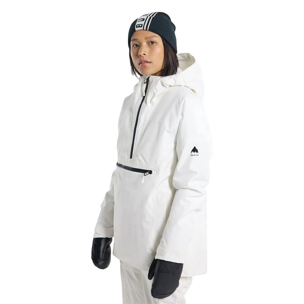 Burton Goretex Pillowline Anorak Jacke, Stout white