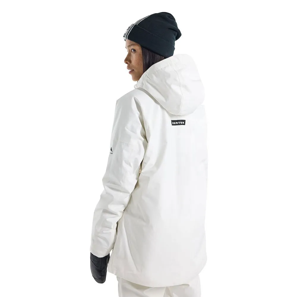 Burton Goretex Pillowline Anorak Jacke, Stout white