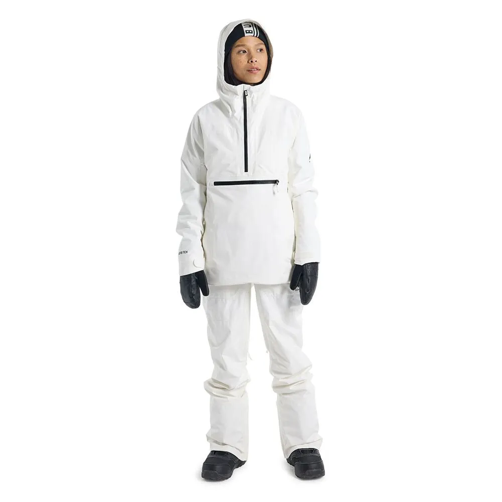 Burton Goretex Pillowline Anorak Jacke, Stout white