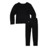 Burton Heavyweight Flecce Set Baselayer-hose, True black, 24 Monate-3Y