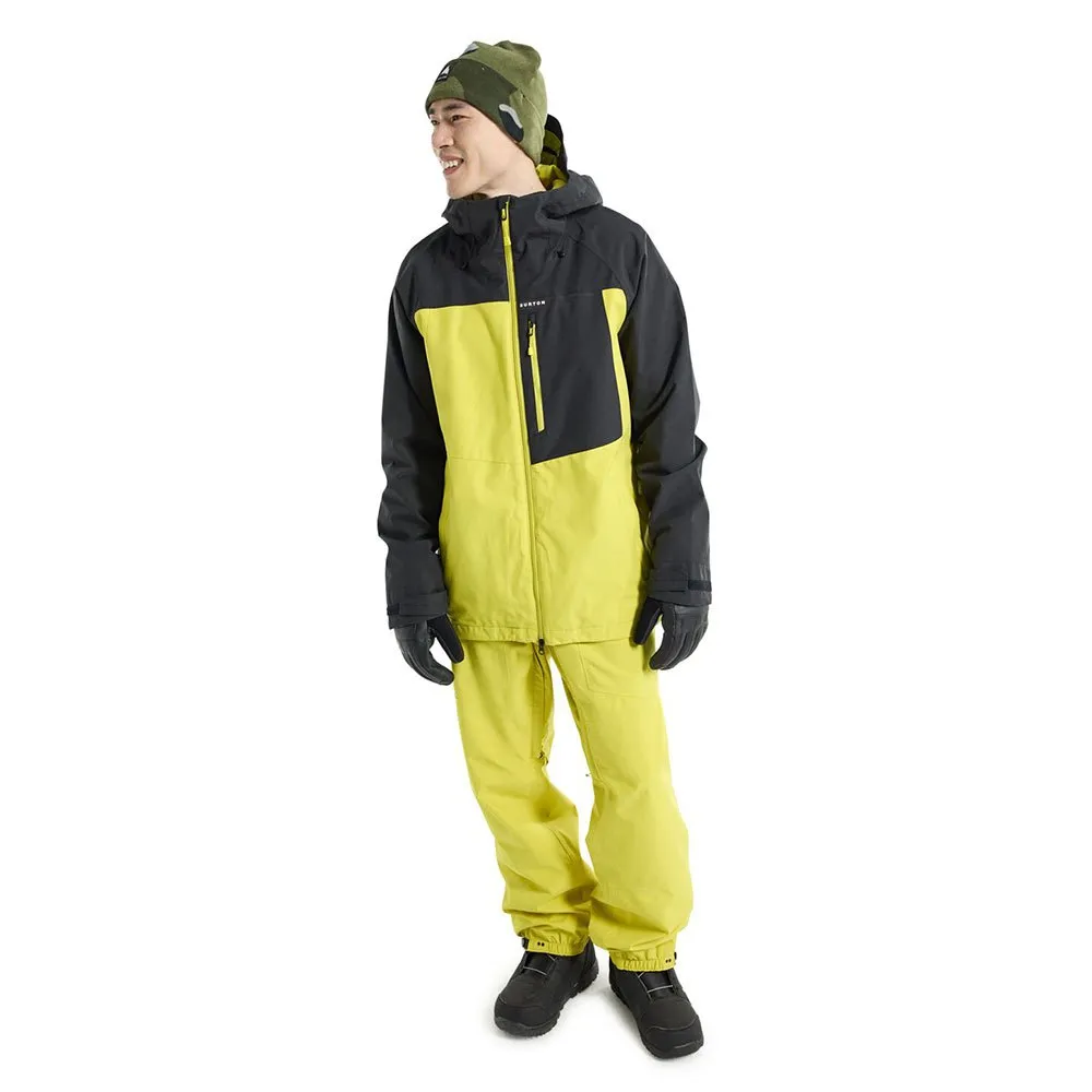 Burton Lodgepole 2l Jacke, True black / sulfur Burton Lodgepole 2l Jacke, True black / sulfur