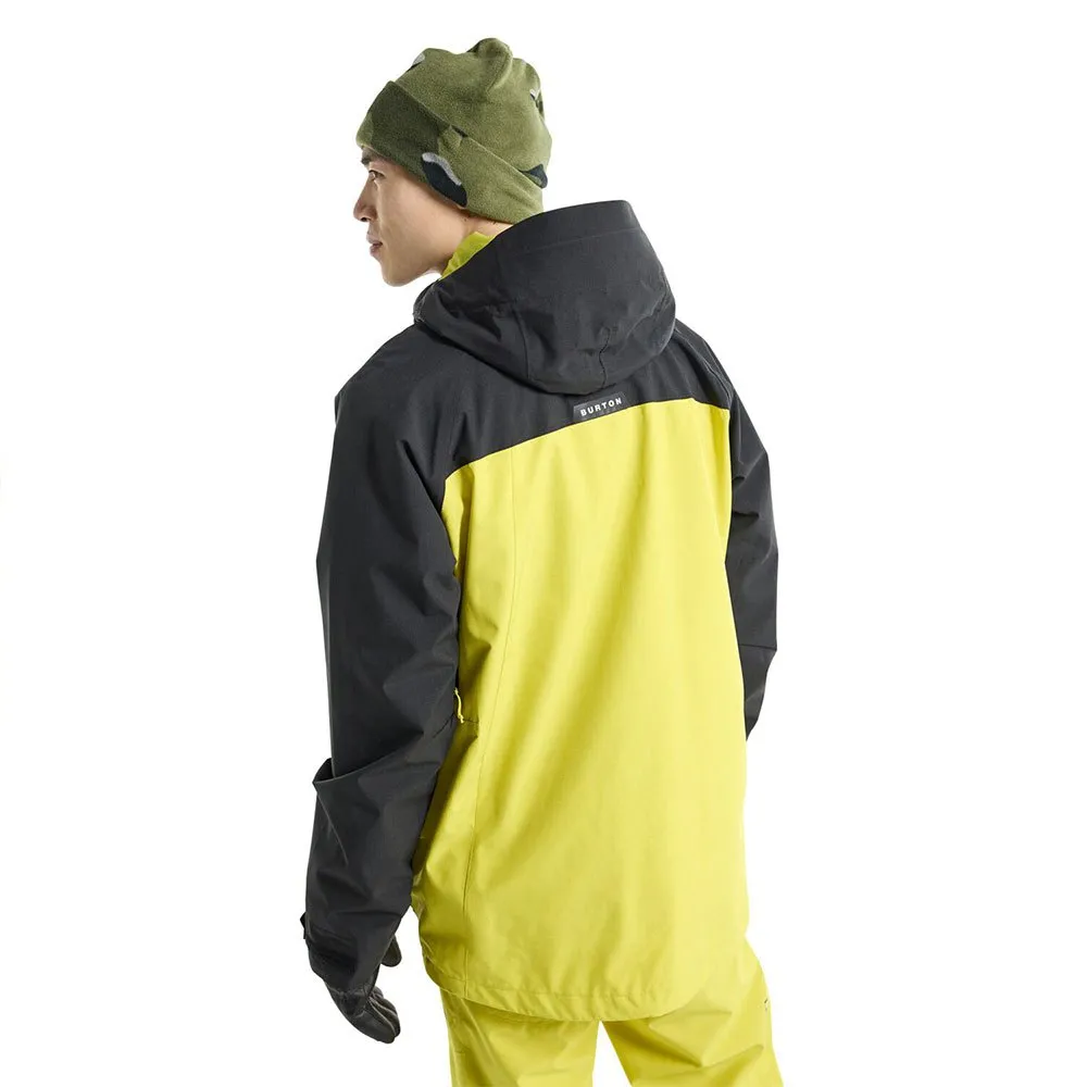 Burton Lodgepole 2l Jacke, True black / sulfur Burton Lodgepole 2l Jacke, True black / sulfur