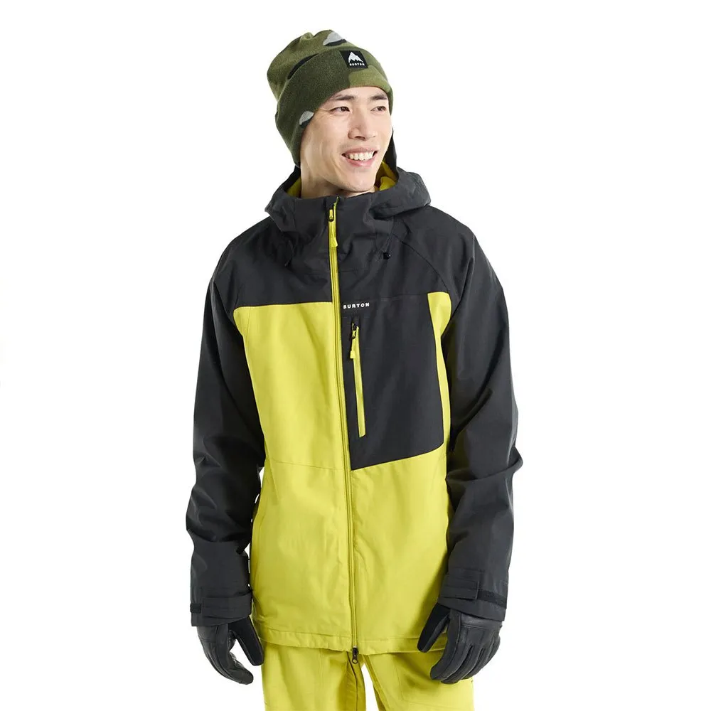 Burton Lodgepole 2l Jacke, True black / sulfur Burton Lodgepole 2l Jacke, True black / sulfur