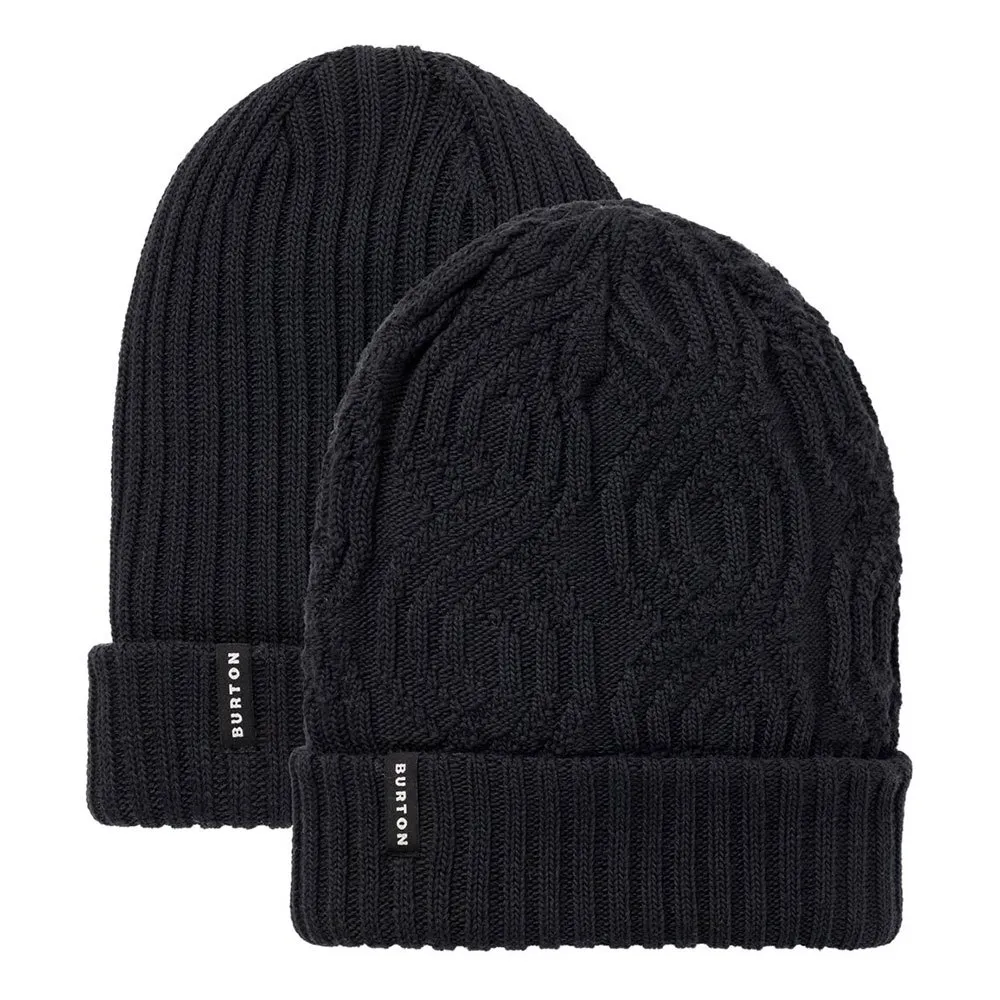 Burton Reversible Mütze, True black Burton Reversible Mütze, True black
