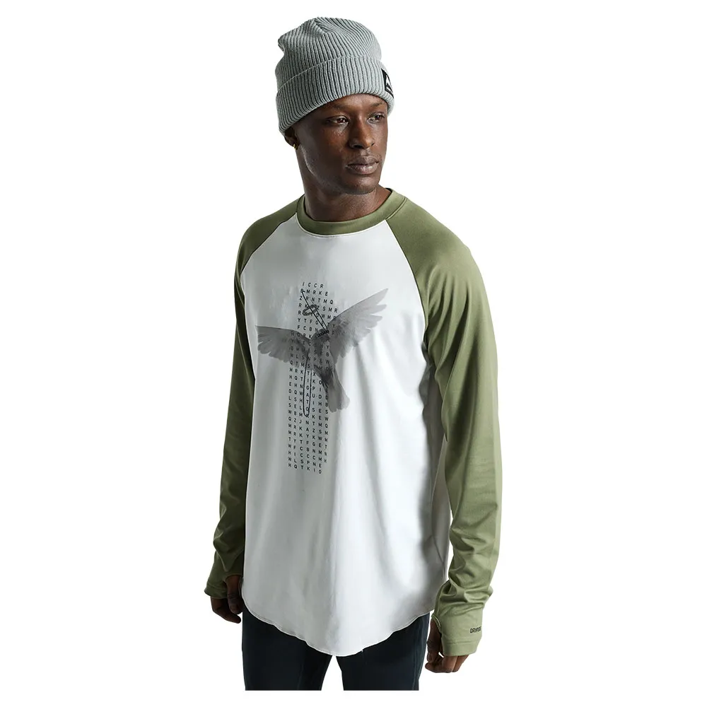 Burton Roadie Tech Langarm-baselayer, Stout white / frsmss