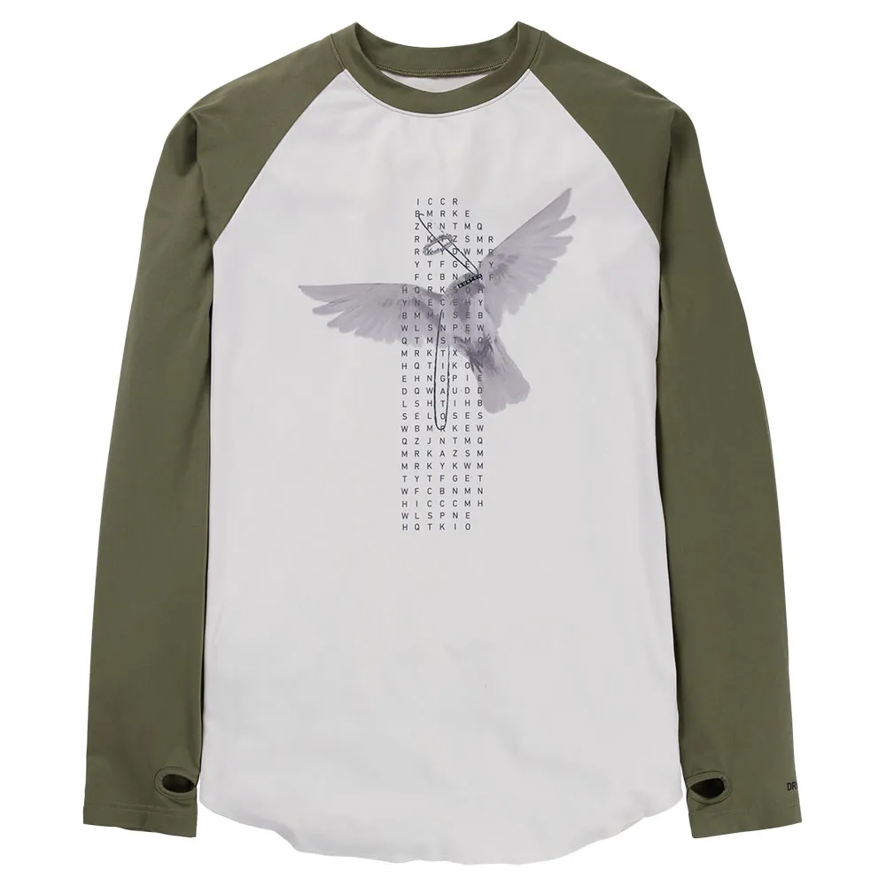 Burton Roadie Tech Langarm-baselayer, Stout white / frsmss