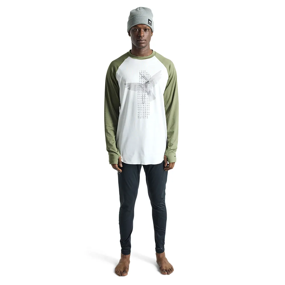 Burton Roadie Tech Langarm-baselayer, Stout white / frsmss