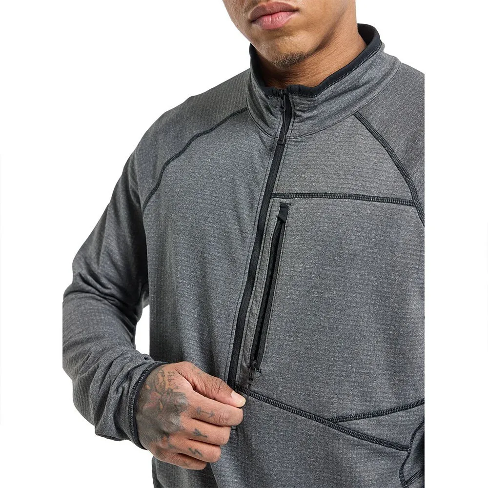 Burton Stockrun Grid Halbreißverschluss-sweatshirt Burton Stockrun Grid Halbreißverschluss-sweatshirt