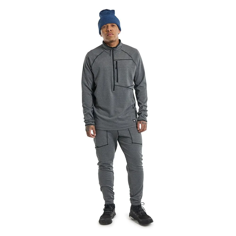Burton Stockrun Grid Halbreißverschluss-sweatshirt Burton Stockrun Grid Halbreißverschluss-sweatshirt