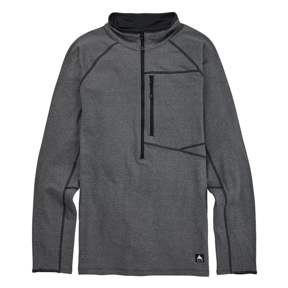 Burton Stockrun Grid Halbreißverschluss-sweatshirt Burton Stockrun Grid Halbreißverschluss-sweatshirt