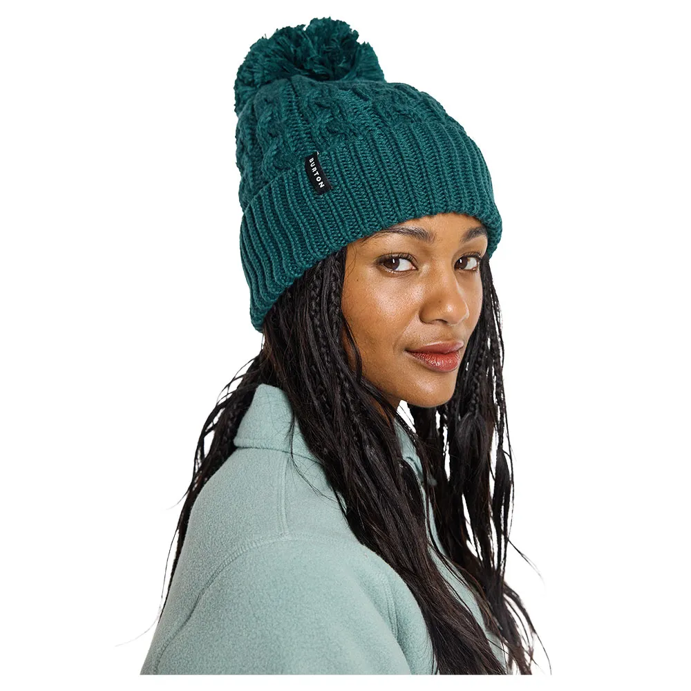 Burton Zippy Fleece Lined Mütze, Deep emerald Burton Zippy Fleece Lined Mütze, Deep emerald