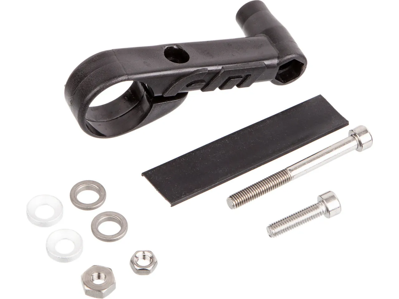 Busch + Müller Lenkerhalter für Dynamoscheinwerfer einarmig, Schwarz, one_size Busch + Müller Lenkerhalter für Dynamoscheinwerfer einarmig, Schwarz, one_size