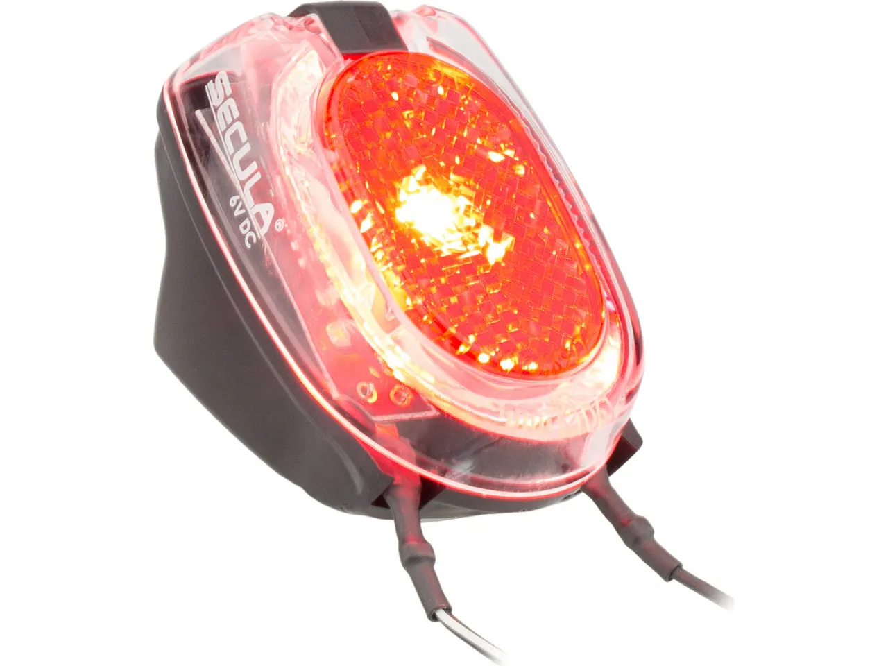 Busch + Müller Secula E LED Rücklicht mit StVZO-Zulassung, Transparent-rot, Schutzblechmontage Busch + Müller Secula E LED Rücklicht mit StVZO-Zulassung, Transparent-rot, Schutzblechmontage