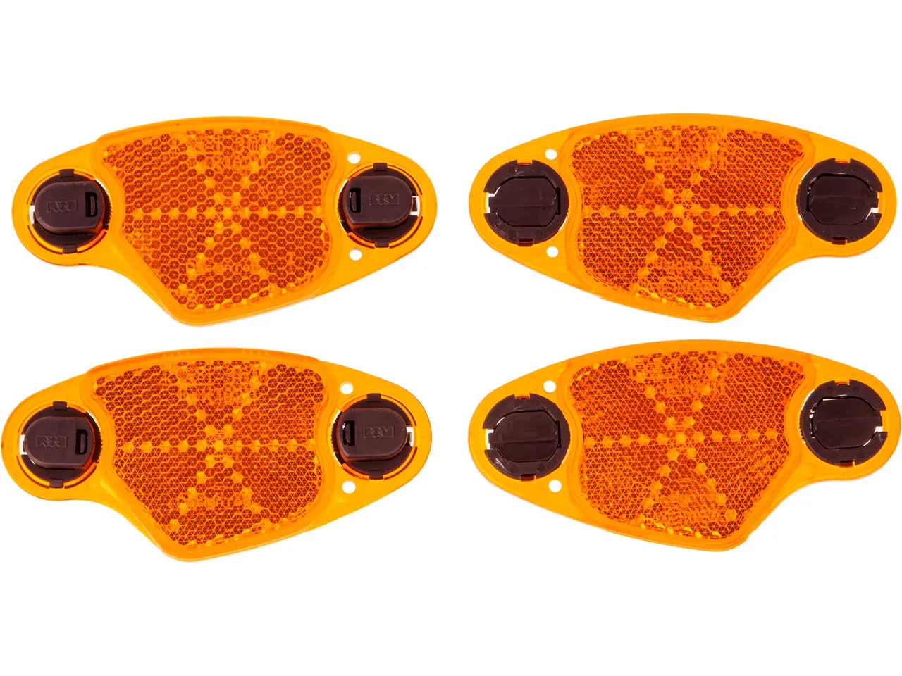 Busch + Müller Speichenreflektor 309 4er-Set mit StVZO-Zulassung, Orange, one_size Busch + Müller Speichenreflektor 309 4er-Set mit StVZO-Zulassung, Orange, one_size