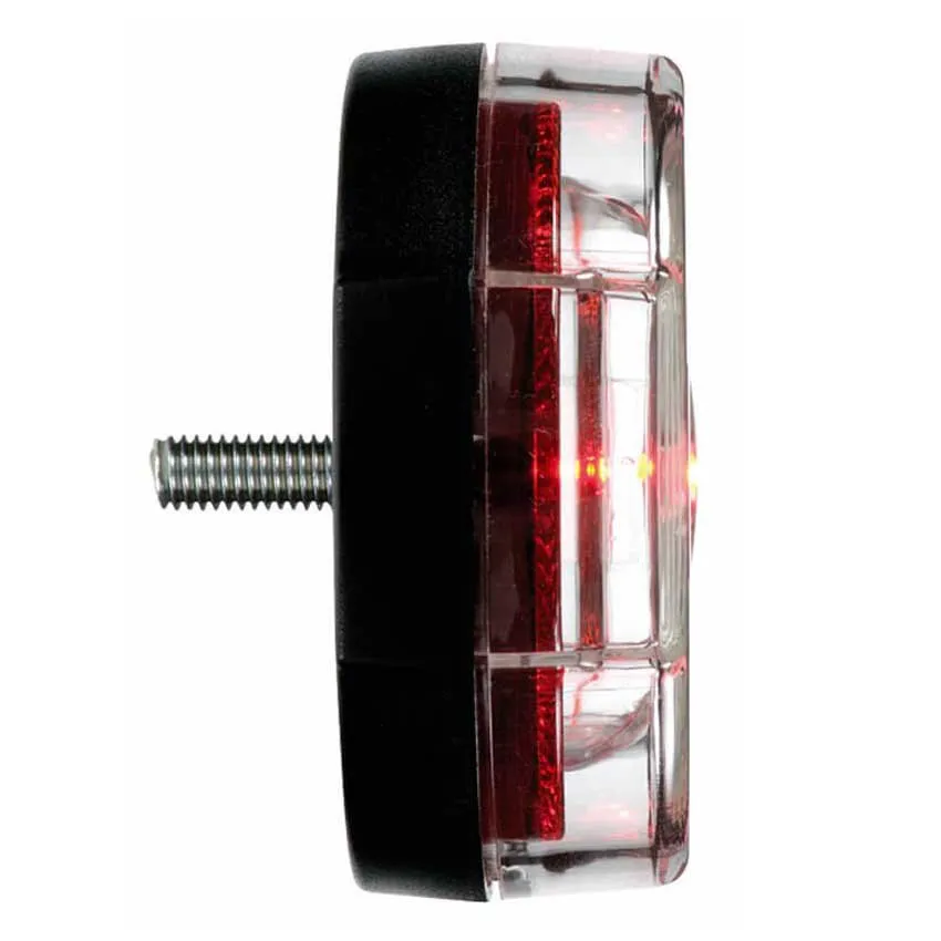 Busch + Müller Toplight Flat S Plus Rücklicht, Red / clear, One Size Busch + Müller Toplight Flat S Plus Rücklicht, Red / clear, One Size