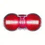 Busch + Müller Toplight Flat S Plus Rücklicht, Red / clear, One Size