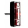 Busch + Müller Toplight Flat S Plus Rücklicht, Red / clear, One Size