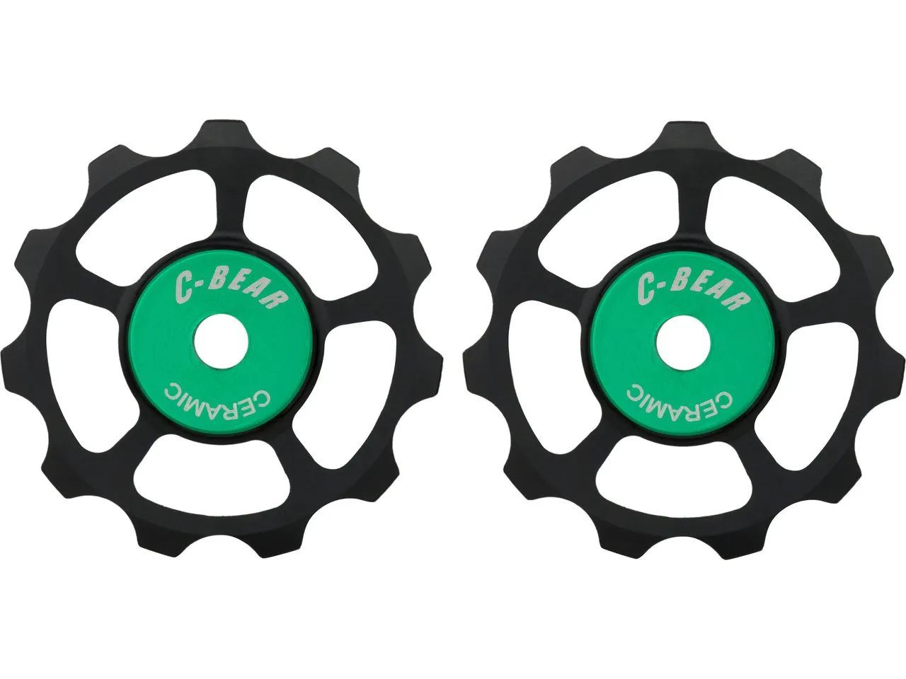 C-Bear Schalträdchen Aluminium Shimano/SRAM 10-/11-fach, Schwarz, one_size C-Bear Schalträdchen Aluminium Shimano/SRAM 10-/11-fach, Schwarz, one_size