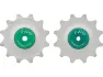C-Bear Schalträdchen Aluminium SRAM AXS Road 12-fach Full Ceramic Modell 2023, Silber