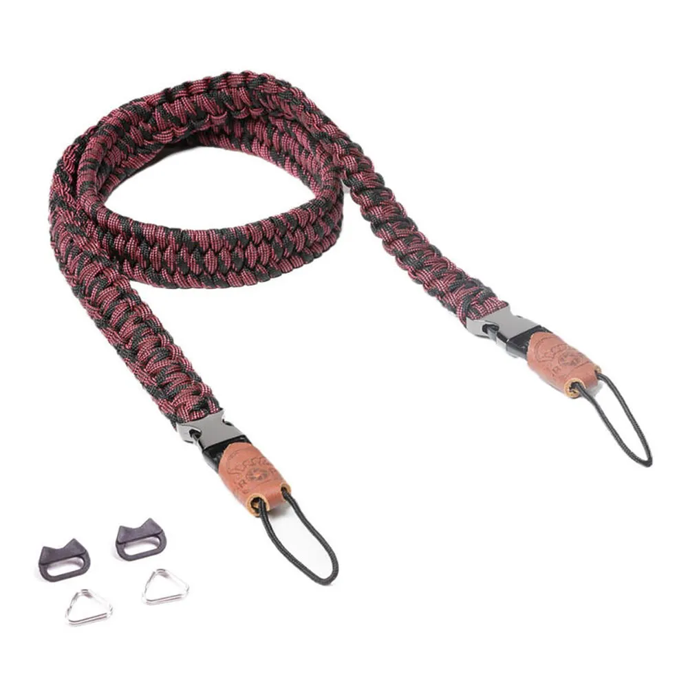 C-rope Kamerahalterung Für Reisende 100 Cm, Black / red, One Size