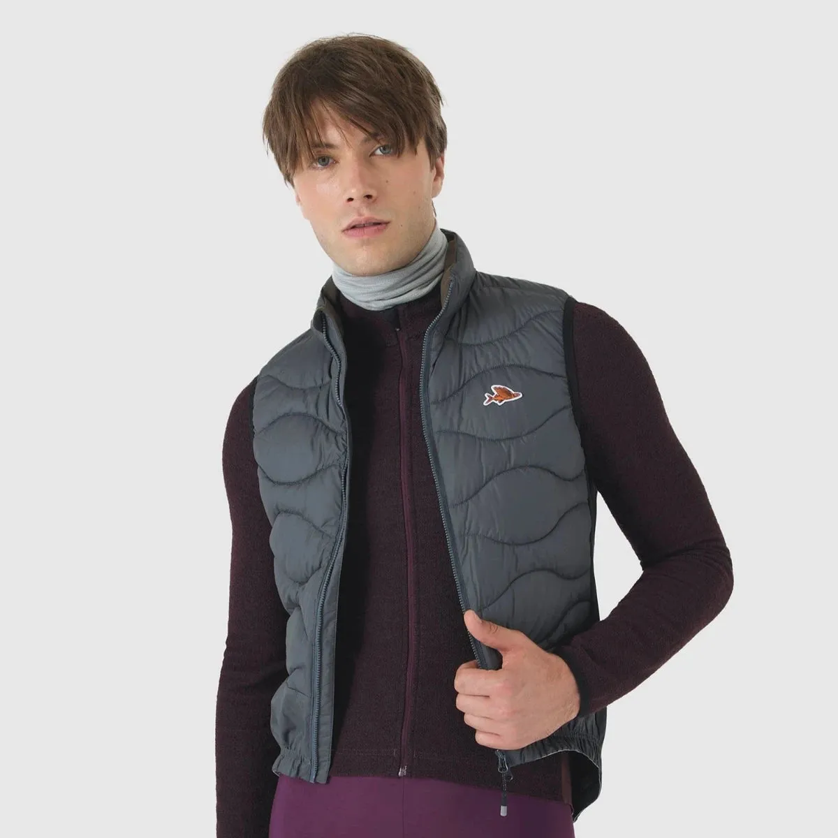 Café Du Cycliste Alexia Unisex Cycling Thermal Weste, Anthracite Café Du Cycliste Alexia Unisex Cycling Thermal Weste, Anthracite