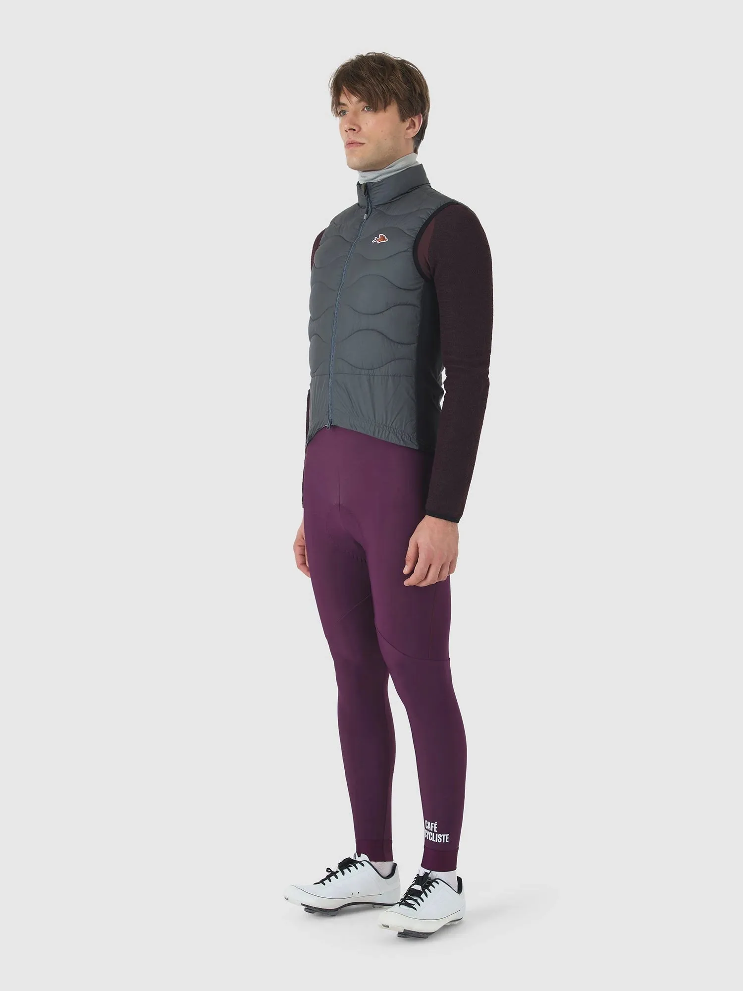 Café Du Cycliste Alexia Unisex Cycling Thermal Weste, Anthracite Café Du Cycliste Alexia Unisex Cycling Thermal Weste, Anthracite