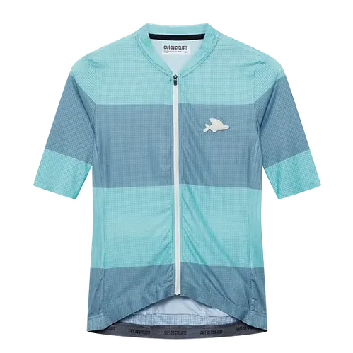Café Du Cycliste Angeline V2 Race Ultralight Trikot, Riviera blue/deep water Café Du Cycliste Angeline V2 Race Ultralight Trikot, Riviera blue/deep water