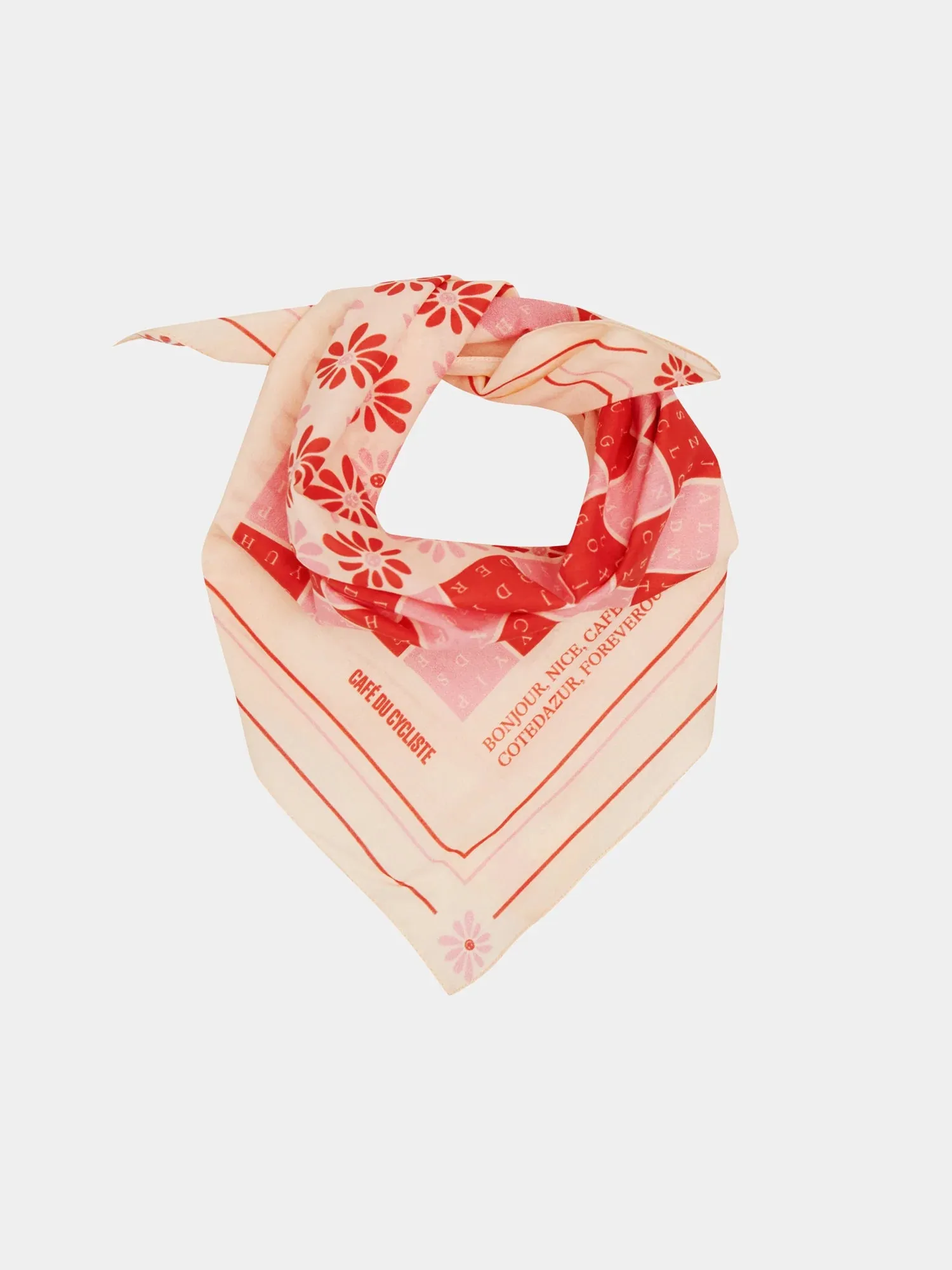 Café Du Cycliste Bandana, Play rosa Café Du Cycliste Bandana, Play rosa