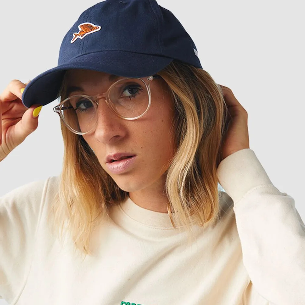 Café Du Cycliste Casual Cap, Navy Café Du Cycliste Casual Cap, Navy