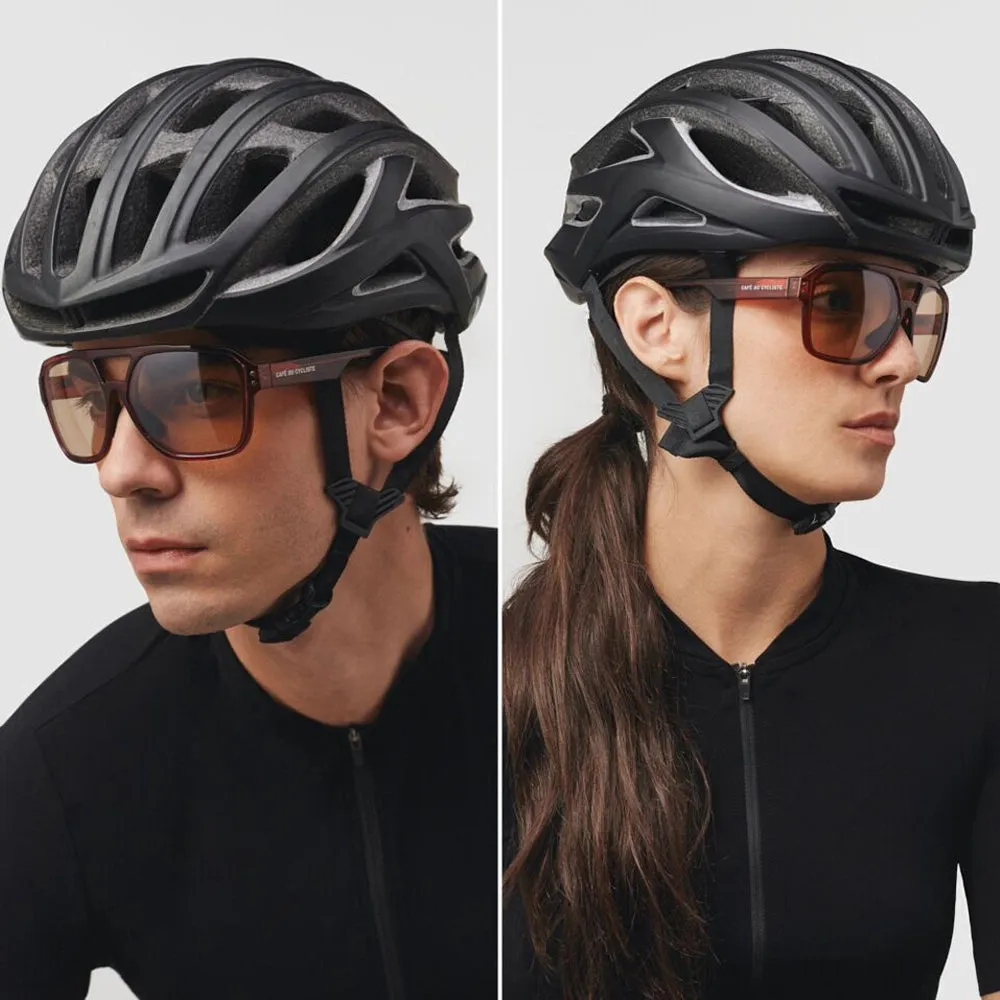 Café Du Cycliste Eyewear Fabius, Amber frame grey photocromic lens