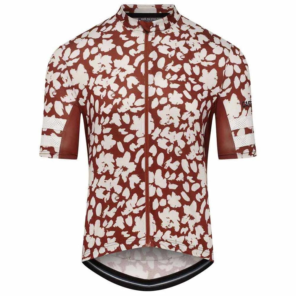 Café Du Cycliste Floriane Kurzarm-radtrikot, Sequoia print, M Café Du Cycliste Floriane Kurzarm-radtrikot, Sequoia print, M