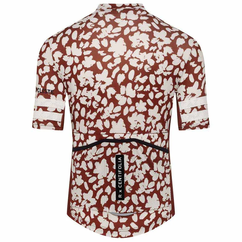 Café Du Cycliste Floriane Kurzarm-radtrikot, Sequoia print, M Café Du Cycliste Floriane Kurzarm-radtrikot, Sequoia print, M