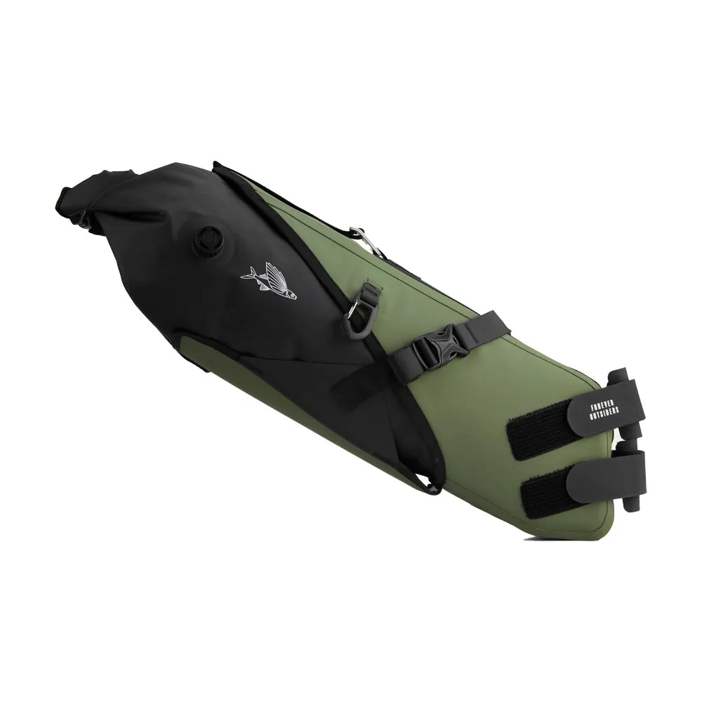 Café Du Cycliste Wasserdichte Bike Packing Satteltasche, Khaki