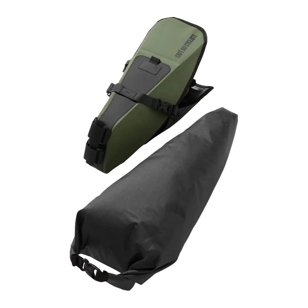 Café Du Cycliste Wasserdichte Bike Packing Satteltasche, Khaki