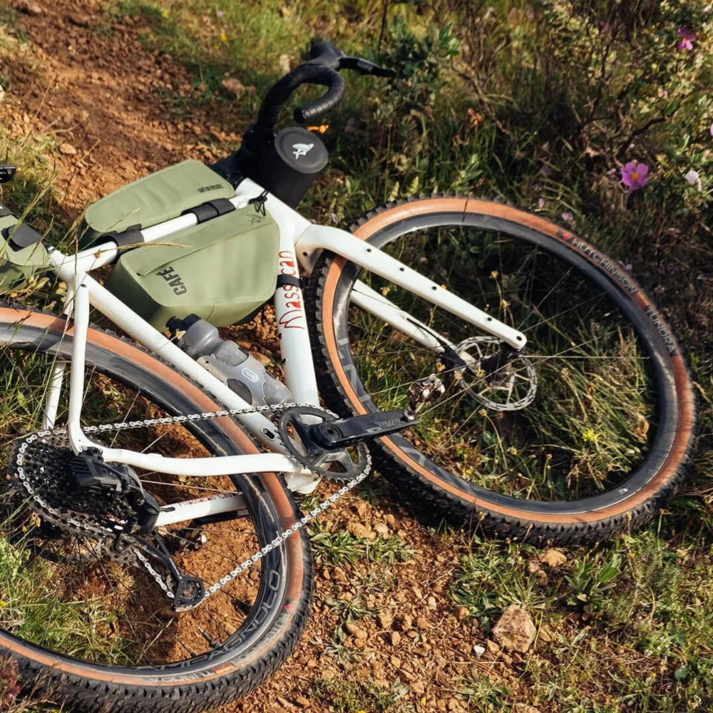 Café Du Cycliste Wasserdichte Oberrohrtasche, Khaki Café Du Cycliste Wasserdichte Oberrohrtasche, Khaki