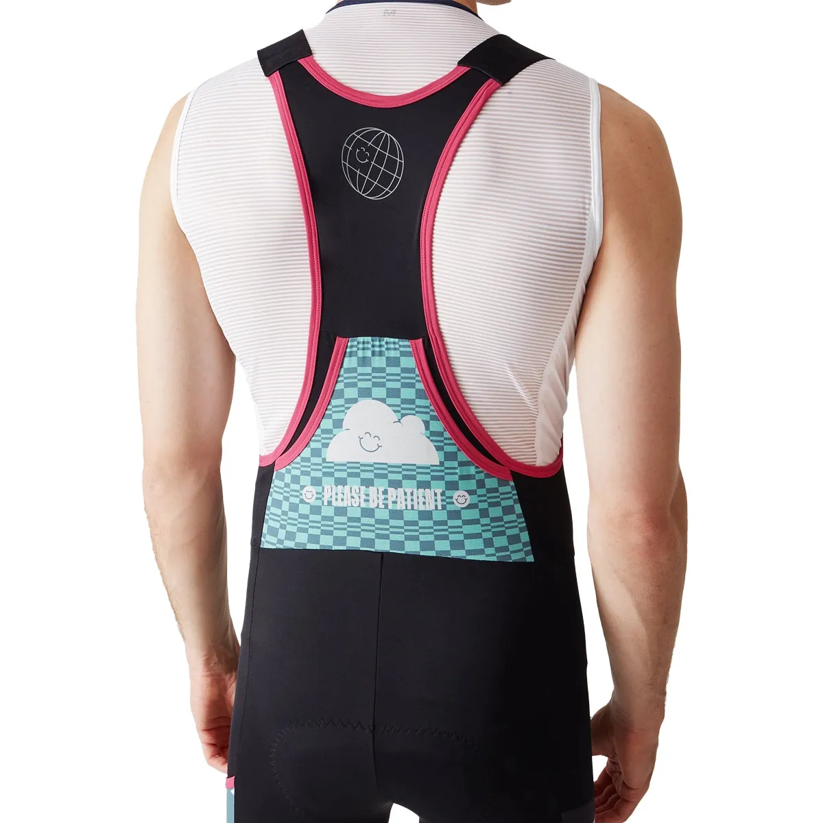 Café Du Cycliste X FAGUO Fabien Cargo Trägerhose, Slow schwarz Café Du Cycliste X FAGUO Fabien Cargo Trägerhose, Slow schwarz