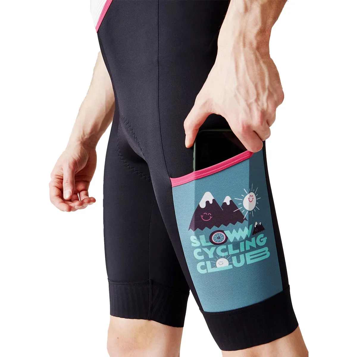 Café Du Cycliste X FAGUO Fabien Cargo Trägerhose, Slow schwarz Café Du Cycliste X FAGUO Fabien Cargo Trägerhose, Slow schwarz
