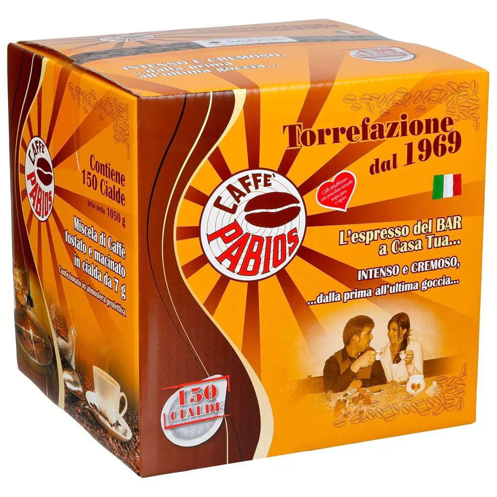 Caffe Pabios Koffeinfreie Ese-kapseln, Yellow, One Size Caffe Pabios Koffeinfreie Ese-kapseln, Yellow, One Size