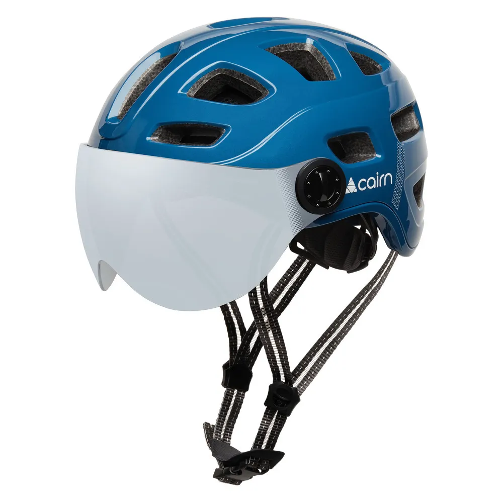 CAIRN Fahrradhelm + Led-Sucher + usb Quartz Unisex CAIRN Fahrradhelm + Led-Sucher + usb Quartz Unisex