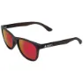 Mat black / red