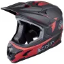 CAIRN X Track Downhillhelm, Mat black / red