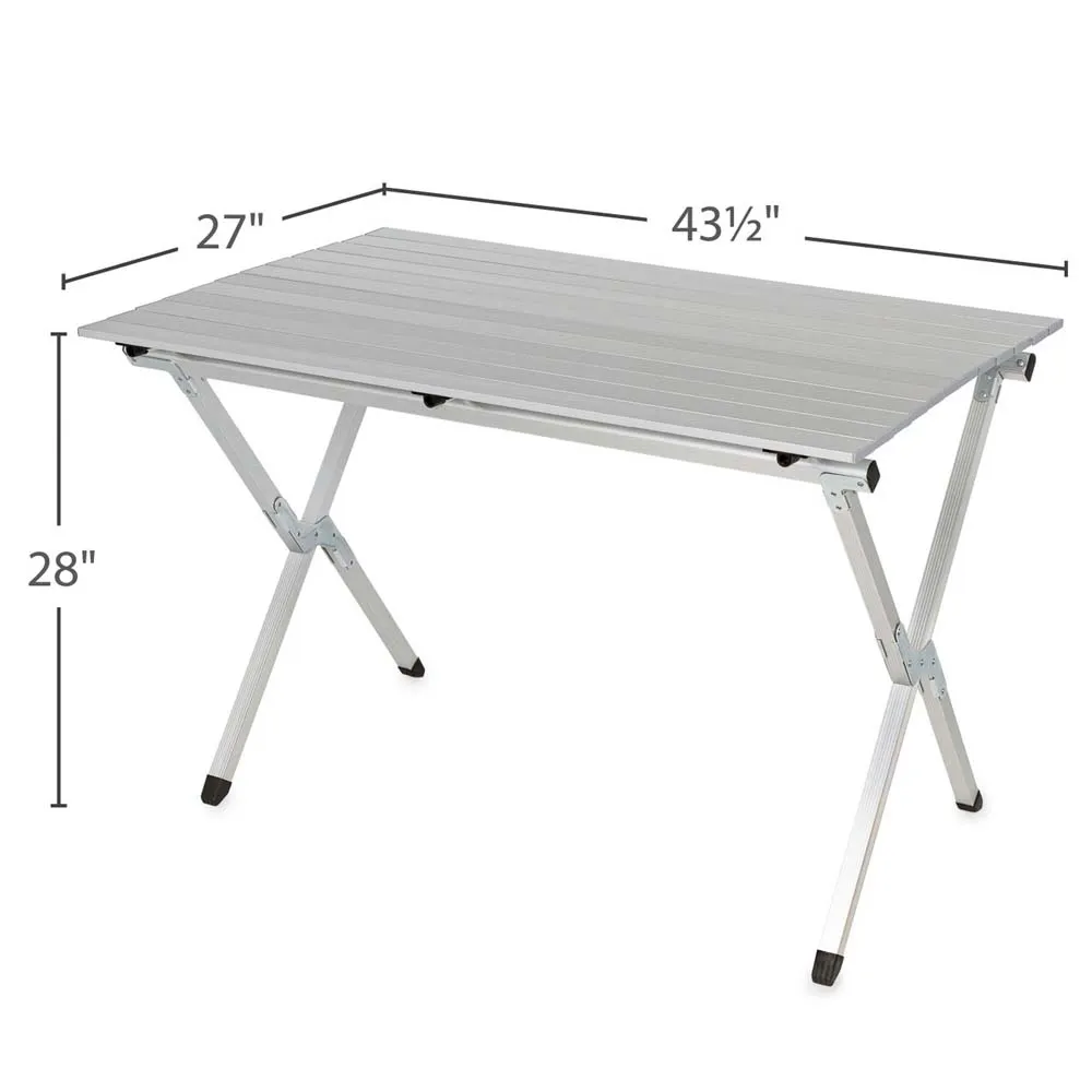 Camco Aluminium Tisch, Silver, 109.22 x 68.58 x 71.12cm Camco Aluminium Tisch, Silver, 109.22 x 68.58 x 71.12cm