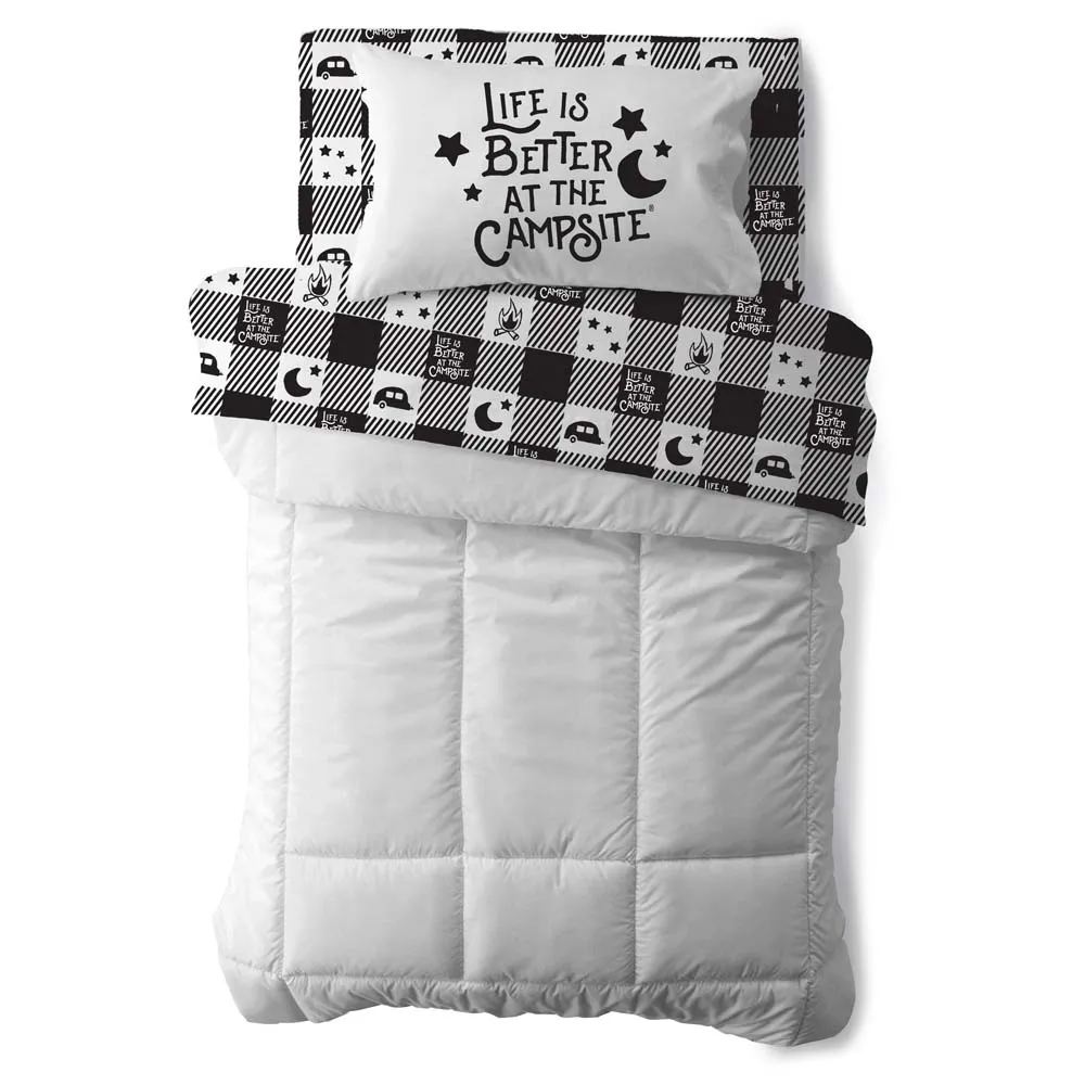 Camco Bunk Bettlaken, Black / white, One Size Camco Bunk Bettlaken, Black / white, One Size