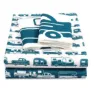 Blue / white rv print