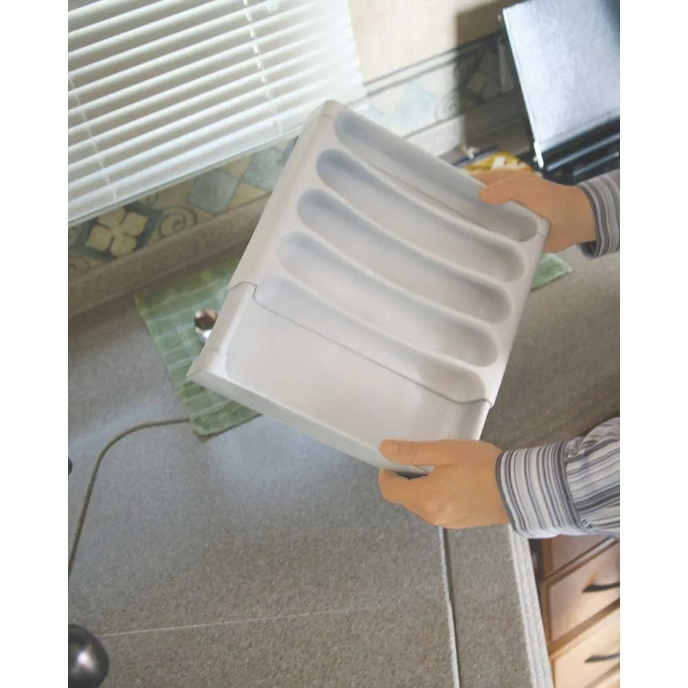 Camco Verstellbares Besteckfach, White, One Size Camco Verstellbares Besteckfach, White, One Size