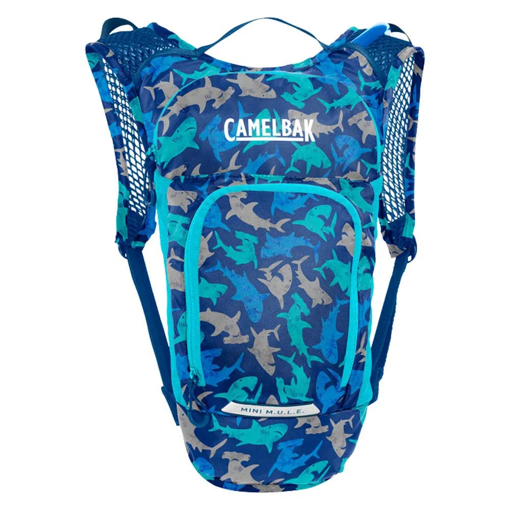 CamelBak Mini Mule Sharks Trinkrucksack 1.5l, Blue, One Size CamelBak Mini Mule Sharks Trinkrucksack 1.5l, Blue, One Size