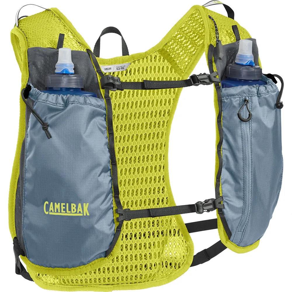 CamelBak Trail Run 7l Trinkweste, Smoke blue / limeade