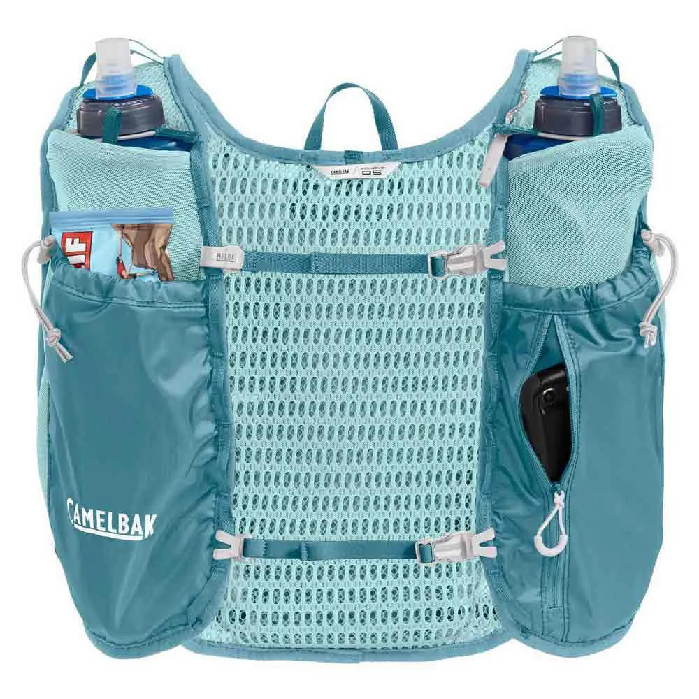 CamelBak Trail Run Trinkweste 1l, Adriatic blue, One Size