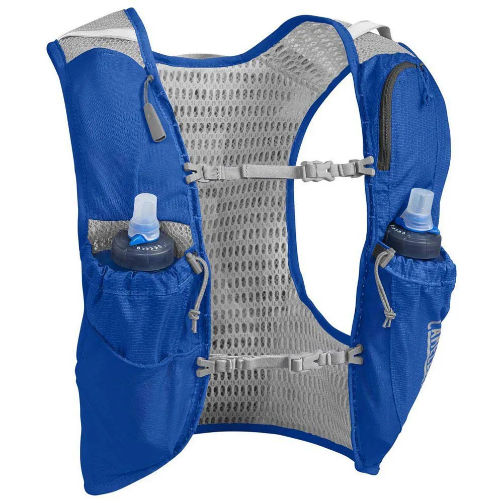 CamelBak Ultra Pro 6l With 2 Quick Stow Flask Trinkweste, Nautical blue / black, S CamelBak Ultra Pro 6l With 2 Quick Stow Flask Trinkweste, Nautical blue / black, S