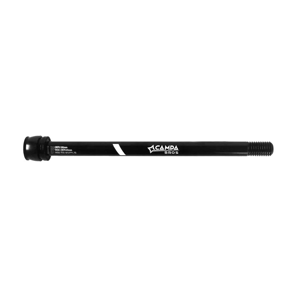 Campa Bros Kombat M12 X P1.75 X 20l Sram Hintere Steckachse, Black, 12 x 180mm Campa Bros Kombat M12 X P1.75 X 20l Sram Hintere Steckachse, Black, 12 x 180mm